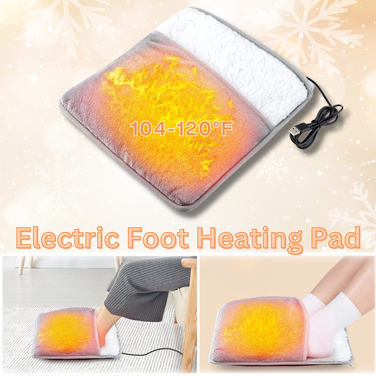 Electric Foot Heating Pad ™️